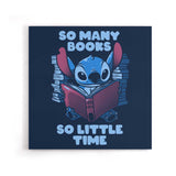 So Many Books - Canvas Print