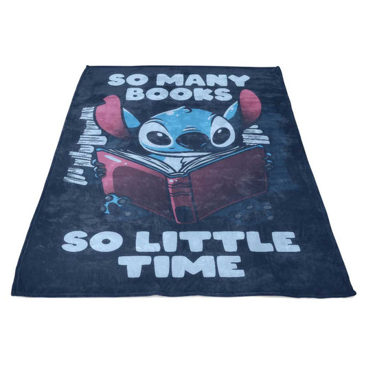 So Many Books - Fleece Blanket