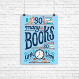 So Many Books - Poster