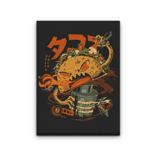 Spicy Taco Kaiju - Canvas Print