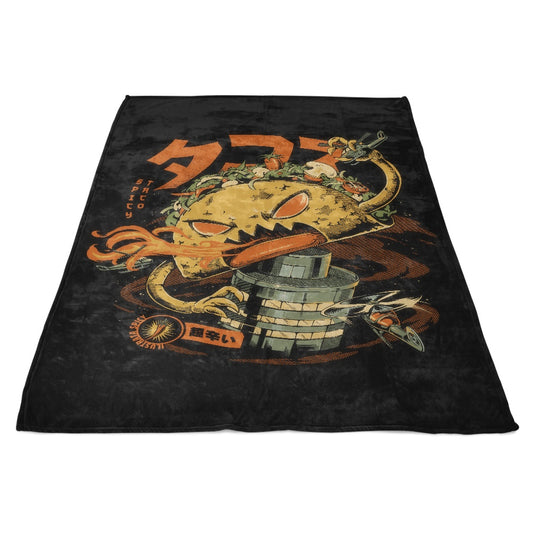 Spicy Taco Kaiju - Fleece Blanket