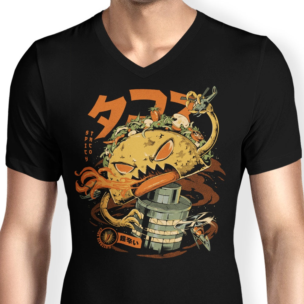 Spicy Taco Kaiju - Men's V-Neck