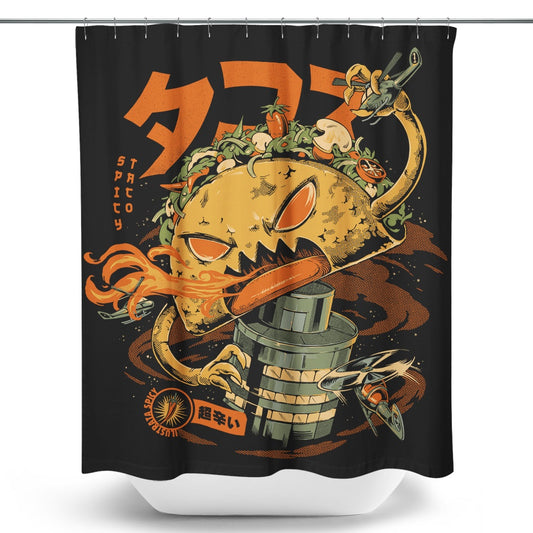 Spicy Taco Kaiju - Shower Curtain