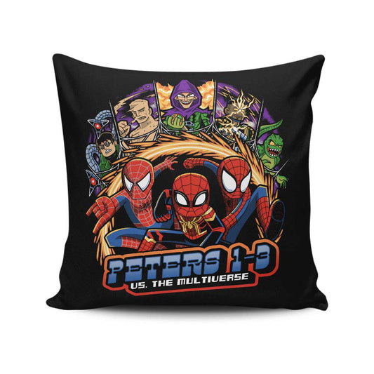 Spidey Pilgrim - Throw Pillow