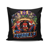 Spidey Pilgrim - Throw Pillow