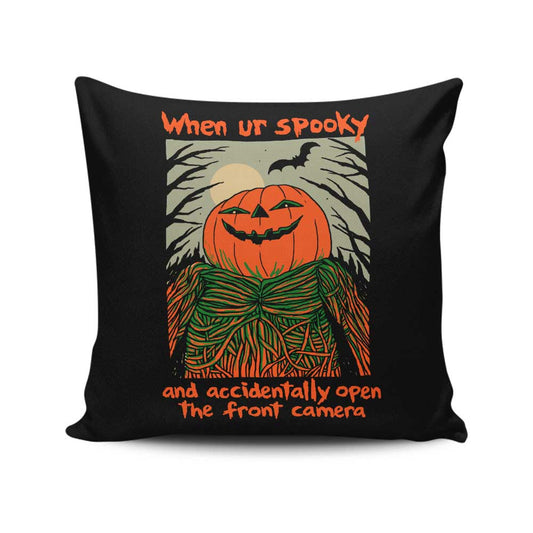 Spooky Selfie - Throw Pillow