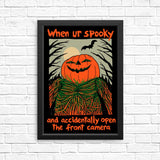 Spooky Selfie - Posters & Prints