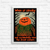 Spooky Selfie - Posters & Prints