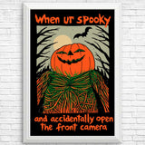 Spooky Selfie - Posters & Prints