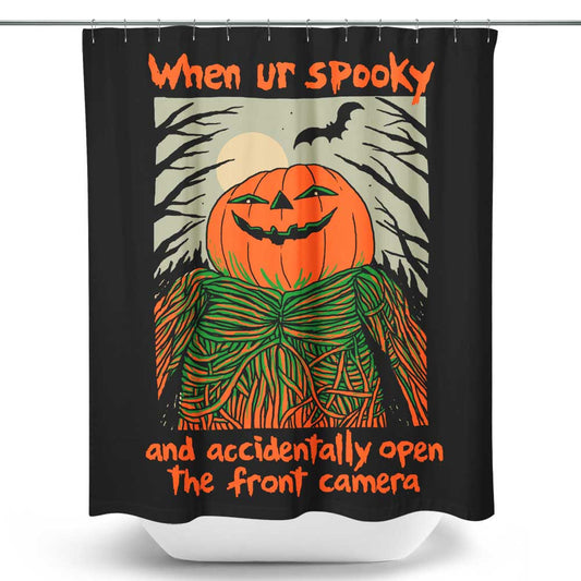 Spooky Selfie - Shower Curtain