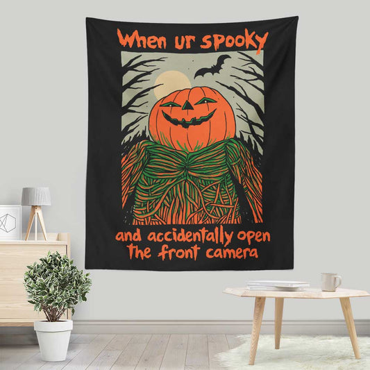 Spooky Selfie - Wall Tapestry