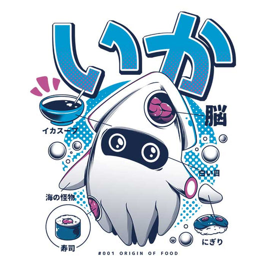 Squid Food - 3/4 Sleeve Raglan T-Shirt