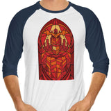 Stained Glass Vengeance - 3/4 Sleeve Raglan T-Shirt