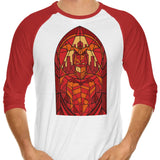 Stained Glass Vengeance - 3/4 Sleeve Raglan T-Shirt