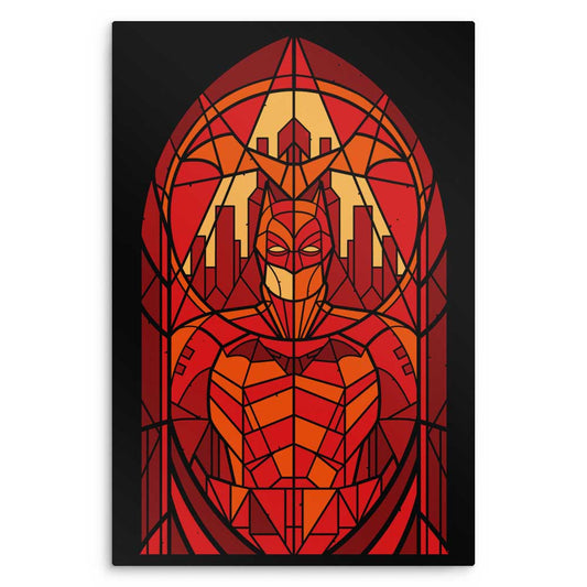 Stained Glass Vengeance - Metal Print