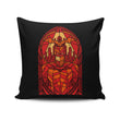 Stained Glass Vengeance - Throw Pillow