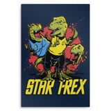 Star T-Rex - Metal Print