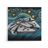 Starry Falcon - Canvas Print