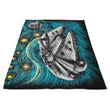 Starry Falcon - Fleece Blanket