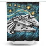 Starry Falcon - Shower Curtain