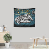 Starry Falcon - Wall Tapestry