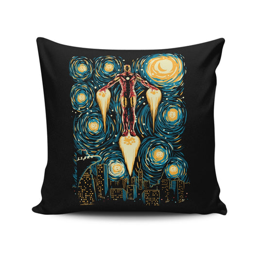 Starry Iron - Throw Pillow