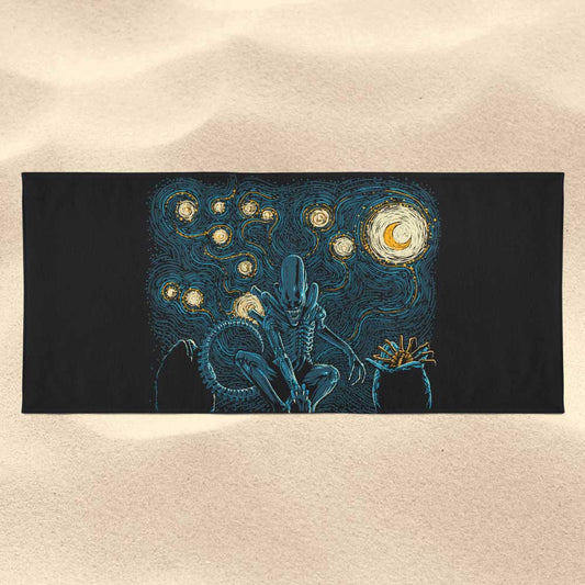 Starry Xenomorph - Towel