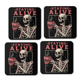 Staying Alive - Coasters