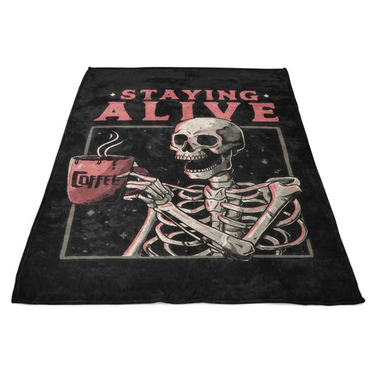 Staying Alive - Fleece Blanket