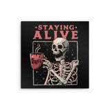 Staying Alive - Metal Print