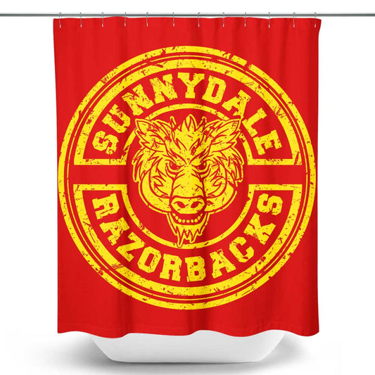 Sunnydale Razorbacks - Shower Curtain