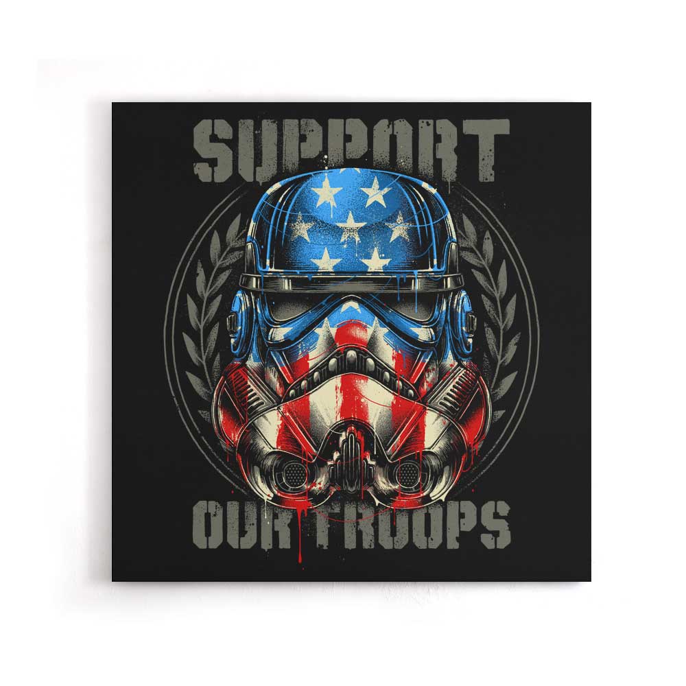 Support Our Troops - Canvas Print