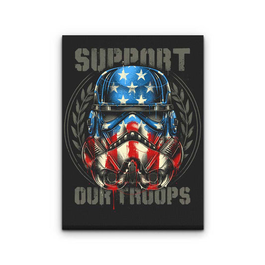 Support Our Troops - Canvas Print