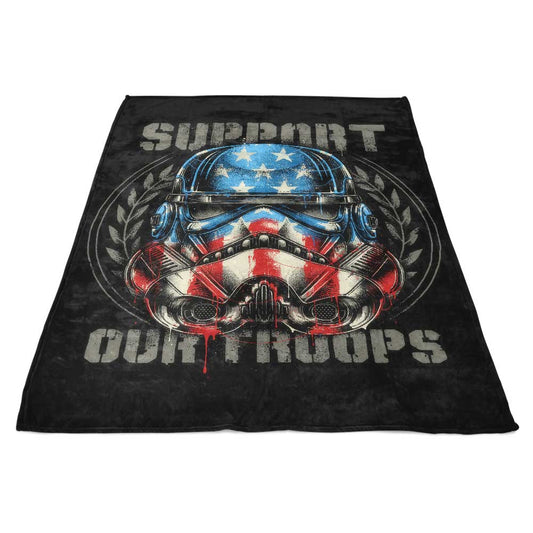 Support Our Troops - Fleece Blanket