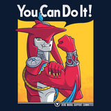 Supportive Shark Man - Wall Tapestry