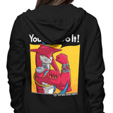 Supportive Shark Man - Hoodie