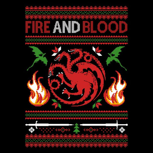 Sweater of Dragons - Fleece Blanket