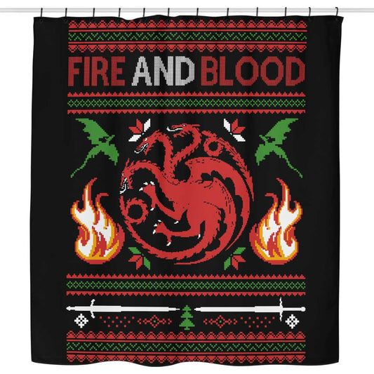 Sweater of Dragons - Shower Curtain