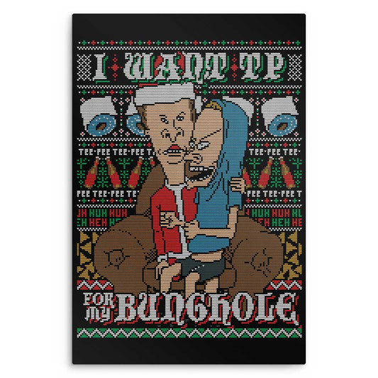 TP For Christmas - Metal Print