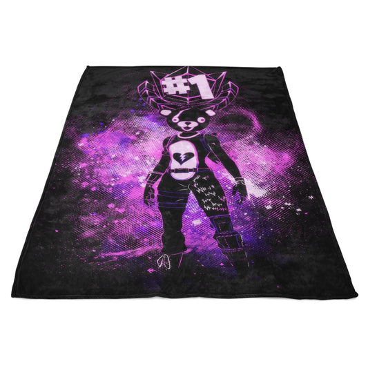 Teddy Bear Art - Fleece Blanket