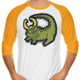 The Alligator King - 3/4 Sleeve Raglan T-Shirt