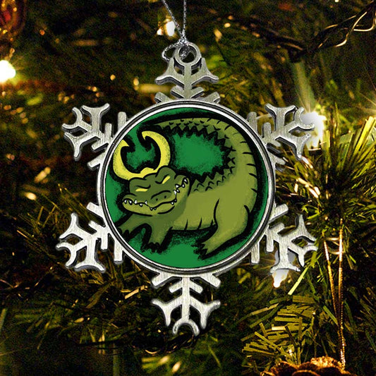 The Alligator King - Ornament