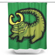 The Alligator King - Shower Curtain