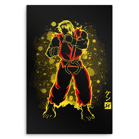 The Ansatsuken - Metal Print