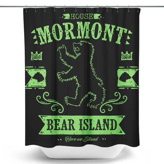 The Black Bear - Shower Curtain