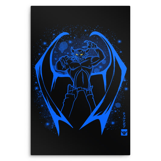 The Black Demon - Metal Print