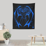 The Black Demon - Wall Tapestry