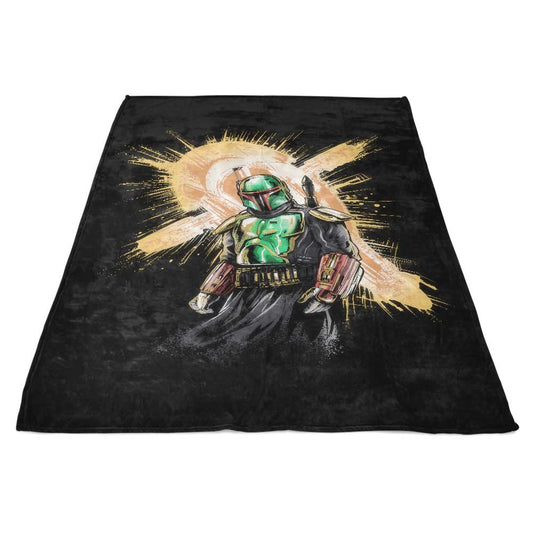 The Bounty Hunter Rises - Fleece Blanket