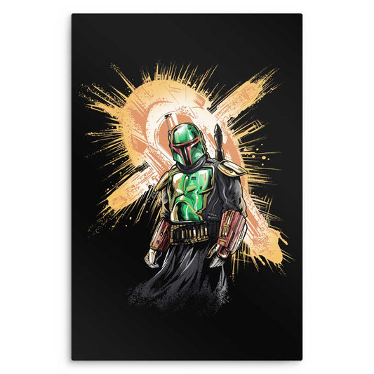 The Bounty Hunter Rises - Metal Print