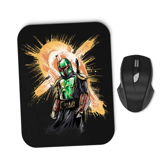 The Bounty Hunter Rises - Mousepad